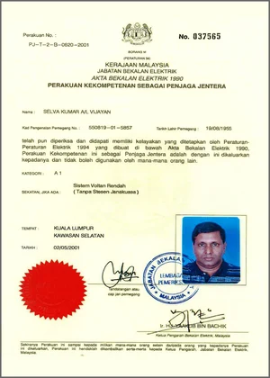 Perakuan-Kekompetenan-Sebagai-Penjaga-Jentera-Certificate-Sinar-TM